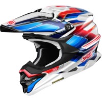 Shoei VFX-WR 06 Sparkle TC-10 blau/weiss/rot Helm MX Cross Enduro