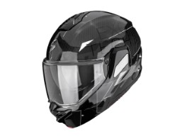 Scorpion EXO-TECH 2 Carbon Viator black/silver Flipup helmet 