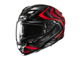 HJC F71 Carbon Nevio Motorrad Helm MC-1 rot