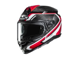 HJC F72 Carbon Kairo MC-1 red helmet with sun visor