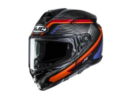 HJC F72 Carbon Kairo MC-8 orange helmet with sun visor