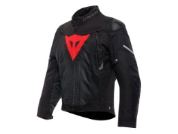 Dainese Super Sprint D-Dry jacket motorcycle waterproof black/black/red-lava