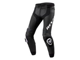 Revit Apex leather pants black/white