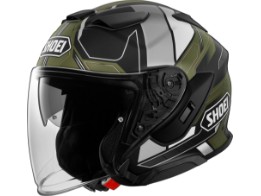 Shoei J-Cruise 3 Whizzy TC-11 grün Jet-Helm