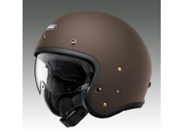 Shoei J.O 2 / JO 2 Jet Helm Off matt braun