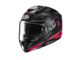 HJC RPHA 72 Carbon Fynex MC-1 rot Integral Helm mit Sonnenblende