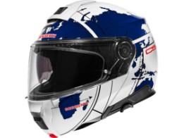 C5 Globe Blue flip-up helmet