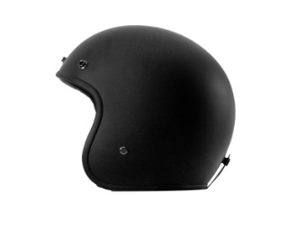 Fonzie Jet-Helm Matt-Schwarz