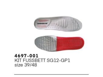 Fussbett Kit Gaerne SG-12/GP-1 Schwarz