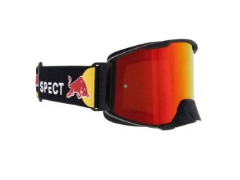 RedBull Spect Strive MX Goggle Brille red flash, brown with red mirror