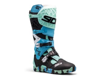 Sidi Crossair X Stiefel Motocross Enduro Offroad Messy Cyan