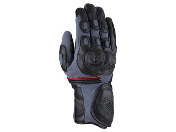 Dirtroad Winter Handschuhe wasserdicht Thermofutter schwarz/grau/rot