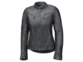Sabira Women Leather Jacket black