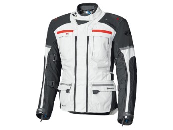 Held Carese Evo Adventure Jacke mit herausnehmbarer 3-Lagen GoreTex Membran Grau/Rot 