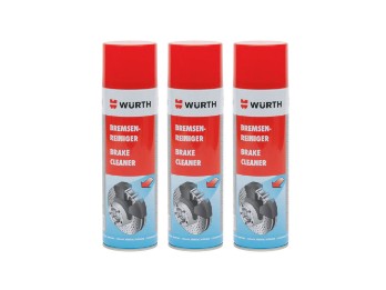 Würth brake cleaner Set of 3 cans (500ml each)
