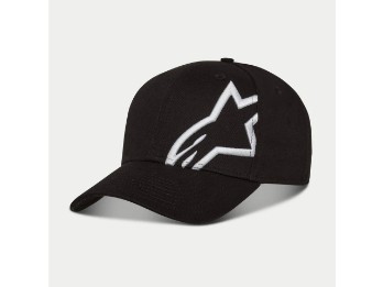 Alpinestars Corp Snap 2 Hat Cap Kappe schwarz/weiss
