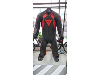 Dainese Laguna Seca 5 perforiert 1-Teiler Limited Edition Yamaha schwarz/rot