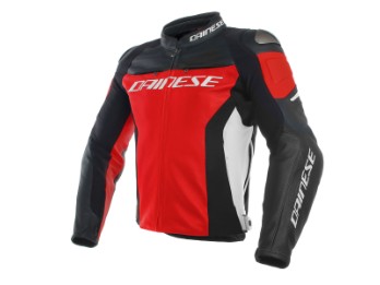 Dainese Racing 3 Leatherjacket red/black/white