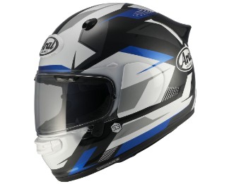 Arai Quantic Supra Blau Motorrad Helm schwarz/weiss/blau