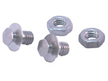 Lock Pin / Kinn Schrauben für Shoei Neotec Neotec 2 Multitec Syncrotec silber