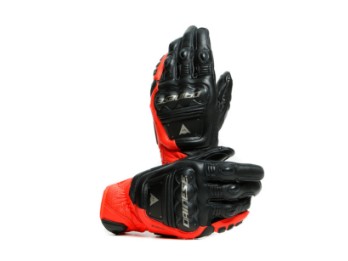 Dainese 4-Stroke 2 Handschuhe Schwarz/Fluo-Rot