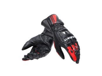  Druid 4 gloves black / lava-red / white