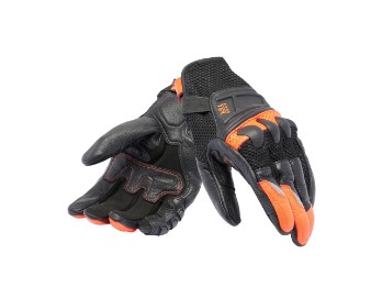 Dainese X-Ride 2 Ergo-Tek Motorrad Handschuhe Schwarz/neon-rot