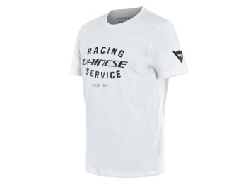 Racing Service T-Shirt weiss/schwarz