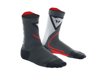 Dainese Thermo Mid Socks Motorrad Socken schwarz/rot