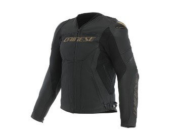 Dainese Racing 5 Leather Jacket black/gold