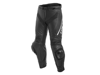 Dainese Delta 3 Leather Pants black/white