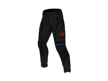Dainese Super Adventure Absolute Shell pants Black/Black/Blue waterproof