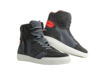Dainese Metropolis Shoes Schuh carbon/fluo-rot