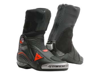 Dainese Axial D1 Stiefel schwarz/fluo-rot