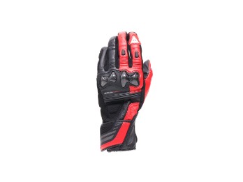 Dainese Reacto Carbon Long Handschuhe schwarz/rot-lava