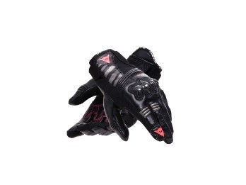 Dainese Reacto Carbon Short Women / Lady Handschuhe schwarz/pink-fluo