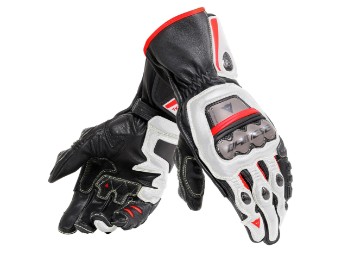 Dainese Full Metal 6 Handschuhe schwarz/weiß/rot