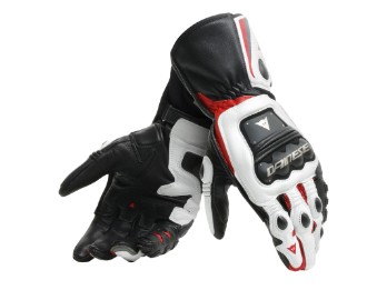 Dainese Steel Pro Handschuhe schwarz/weiß/rot
