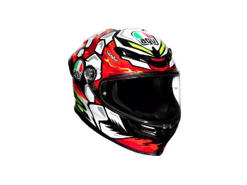 Agv K6 S Bezzecchi 2024 Helm Motorrad Racing