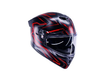 Agv K5 Astralix matt schwarz / rot Integral Helm 