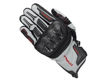 Sambia Handschuhe schwarz/grau/rot
