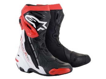 Alpinestars SuperTech T boots black/white/red