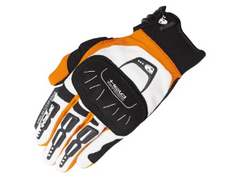Backflip Handschuh weiß/orange