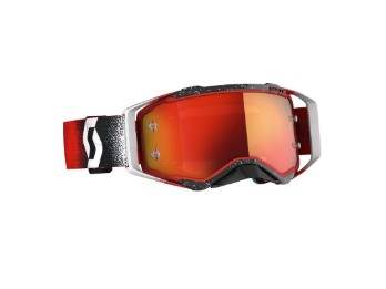 Prospect Goggle Brille weiss/rot