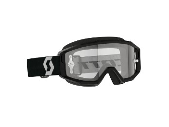 Goggle Primal clear Glas: klar Brillenband: schwarz/weiss