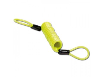 Reminder cable for brake disc lock yellow