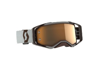 Scott Goggle Prospect Amplifier Grey/Brown Lens: Gold-Chrome works