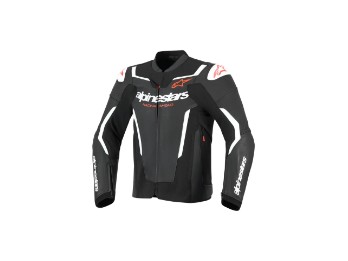 Alpinestars GP Force V2 Lederjacke schwarz/weiss