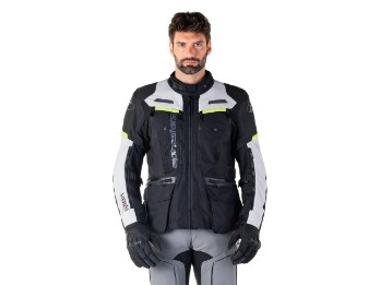 Alpinestars Bogota' Pro Drystar® jacket gray/dark-gray/yellow/fluo waterproof