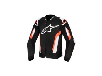 Alpinestars T-GP Air Textil Jacke Sommer schwarz/neon-rot